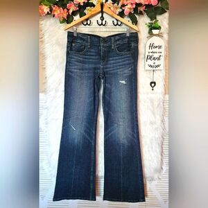 American Eagle Outfitters Stretch Hipster Deconstructed Jeans